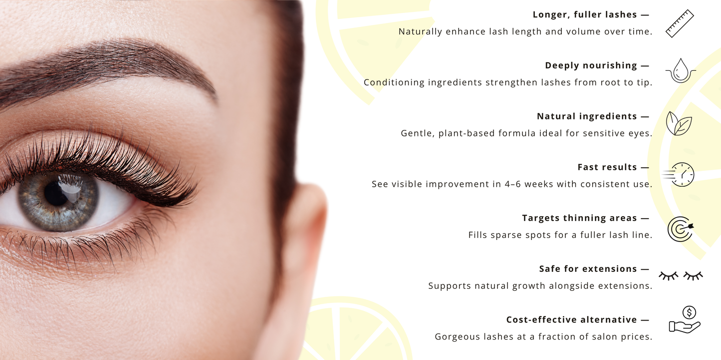benefits of Groh Lash and brow serum