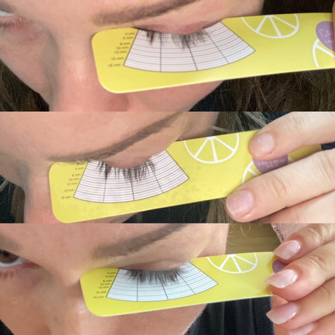 before and after Groh Lash and brow serum results on lashes over time