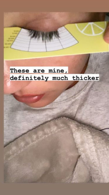 before and after Groh Lash and brow serum results on lashes 2